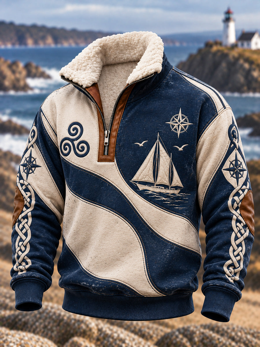 Men's France Brittany Print Sweatshirt