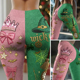 Changed For Good - Personalized Green and Pink Leggings