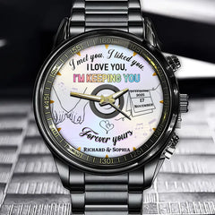 Personalized Cd-Themed Romantic Watch - I Will Always Love You