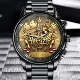 Personalized Hip Hop Retro Watch – Custom Name Engraving