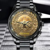 Personalized Eternal Hope Resurrection Watch – Custom Name on Golden Dawn Dial