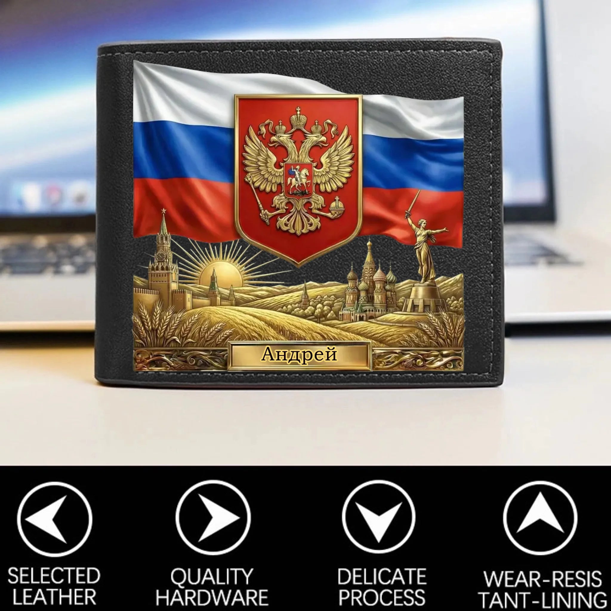 Personalized Veteran World Tour Wallet Perfect Gift_yythkg