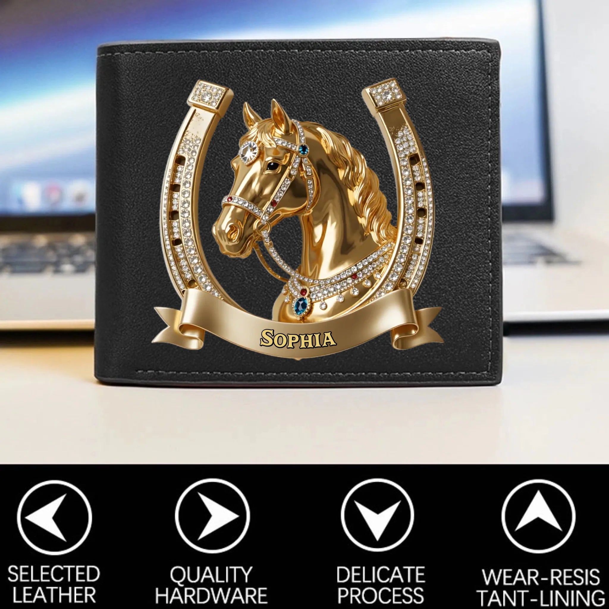 Personalized Veteran World Tour Wallet Perfect Gift_yythkg