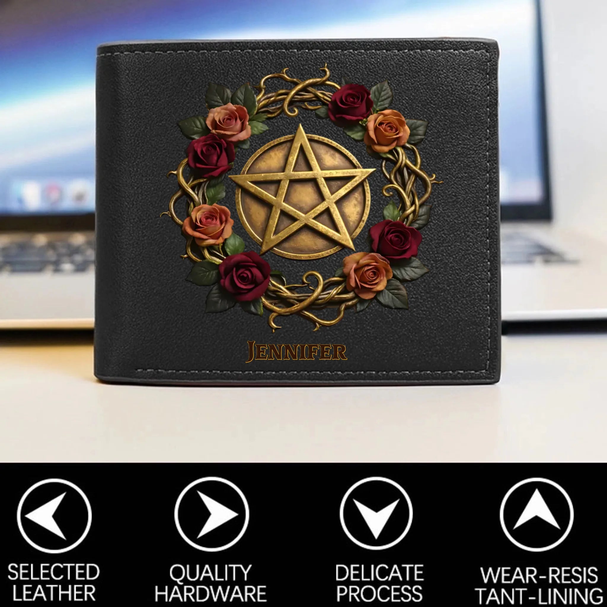 Personalized Veteran World Tour Wallet Perfect Gift_yythkg