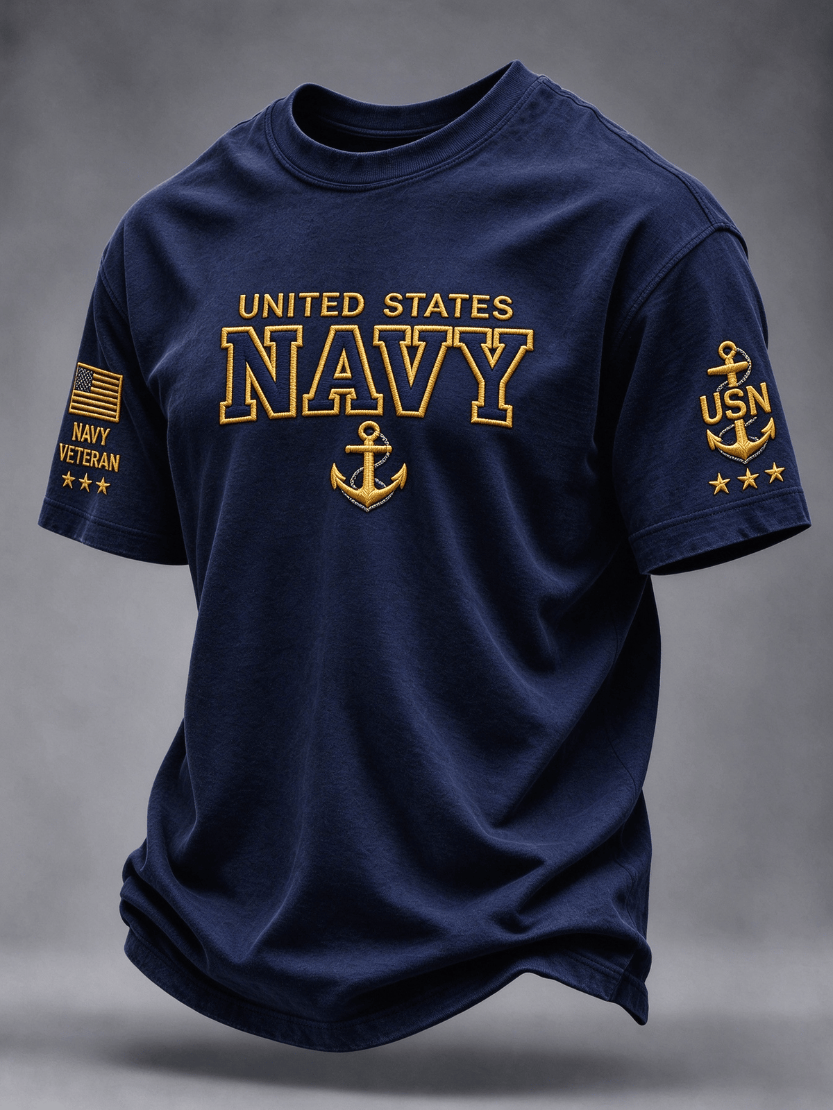 Men's American veterans Printed Short-Sleeve T-Shirt