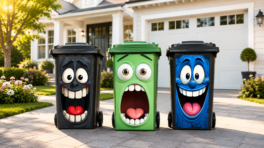 Why Homeowners Are Turning Boring Trash Cans Into the Funniest Thing on the Street