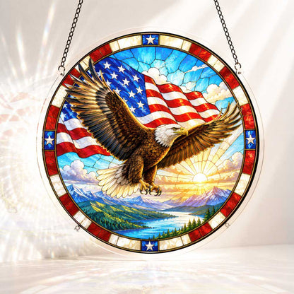 🔥Limited Edition🔥5-Pack 250 Years of Freedom Anniversary -Acrylic Jigsaw Puzzle Suncatcher