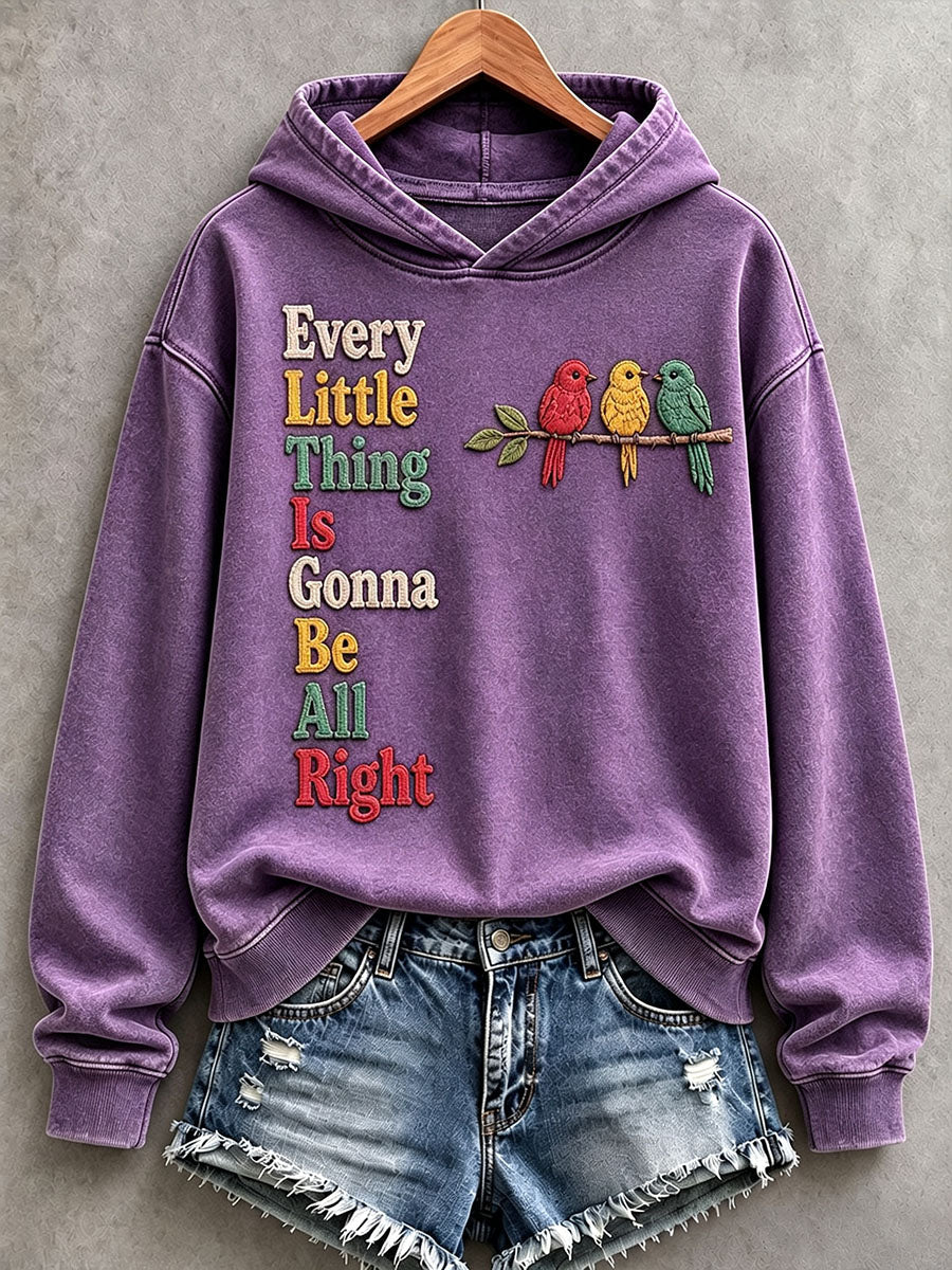 Women's Every Little Thing Is Gonna Be All Right Hoodie-01