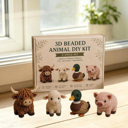 DIY Animal Bead Kit - Create Your Own Cute Animal Crafts