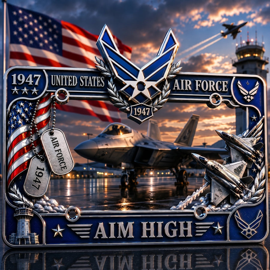 Air Force license plate frame