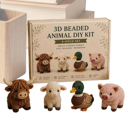DIY Animal Bead Kit - Create Your Own Cute Animal Crafts