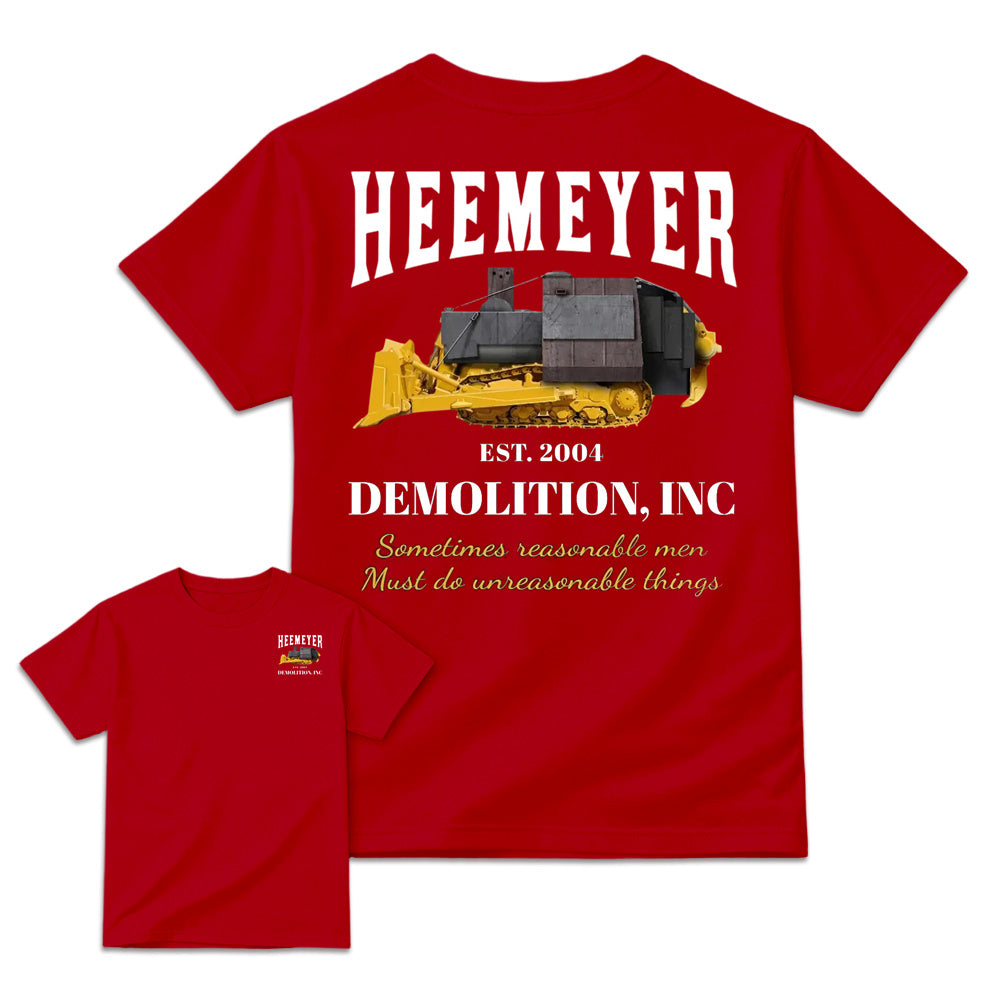 Heemeyer Demolition Inc Shirt - Red color display