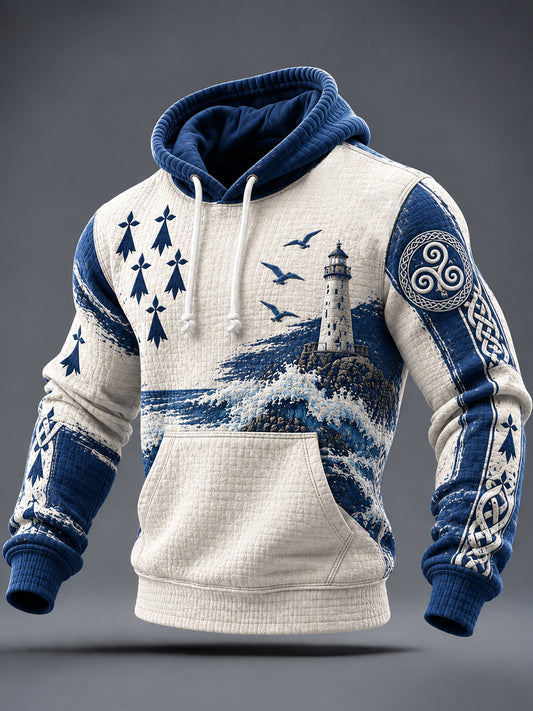 Men's France Brittany Printed Hoodie