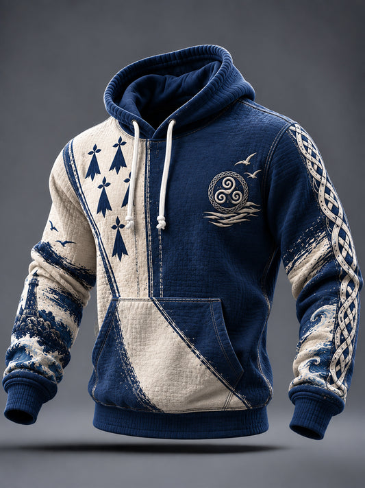 Men's France Brittany Printed Hoodie