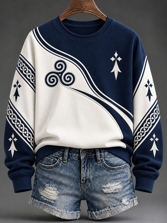 Women's France Brittany Print Sweatshirt