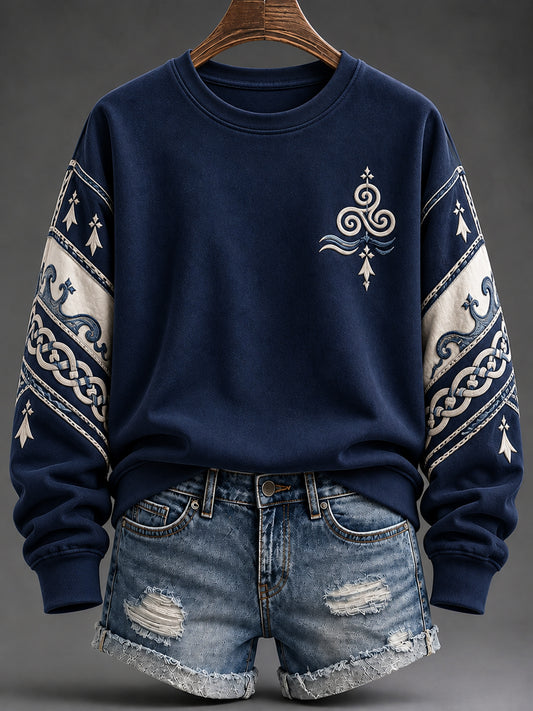 Women's France Brittany Print Sweatshirt