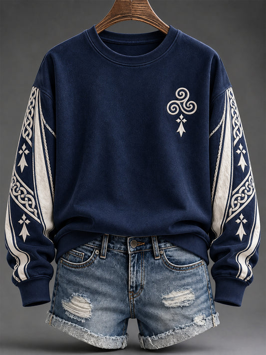 Women's France Brittany Print Sweatshirt