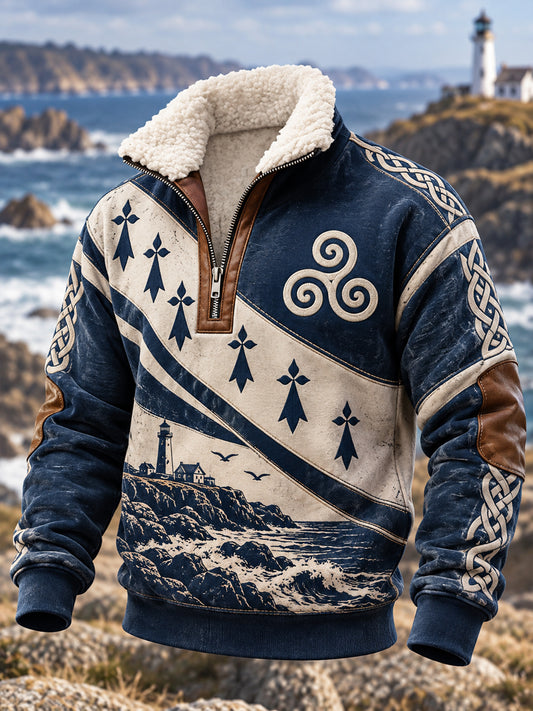 Men's France Brittany Print Sweatshirt