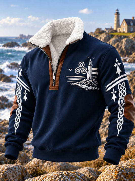 Men's France Brittany Print Sweatshirt