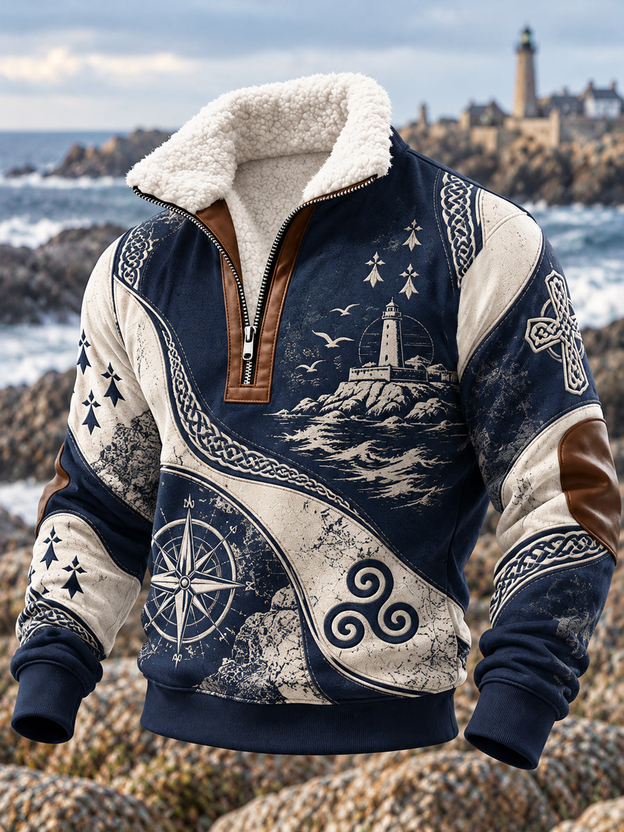 Men's France Brittany Print Sweatshirt