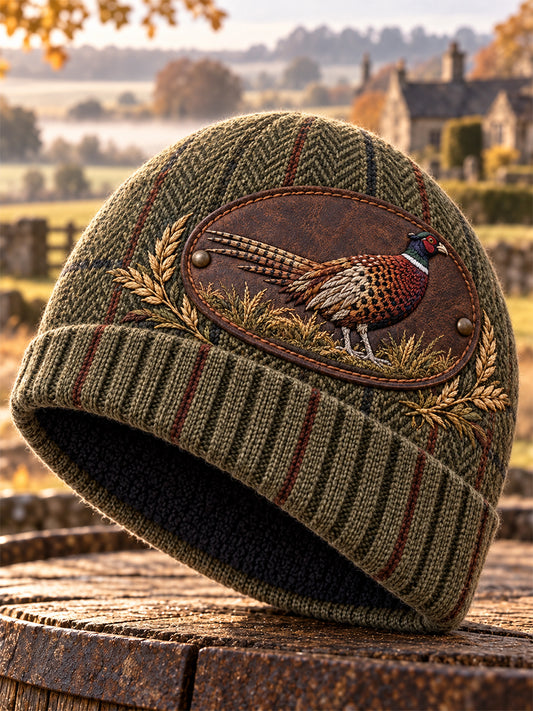 Unisex British Hunting Season Casual Fleece Knit Hat
