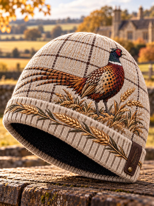 Unisex British Hunting Season Casual Fleece Knit Hat