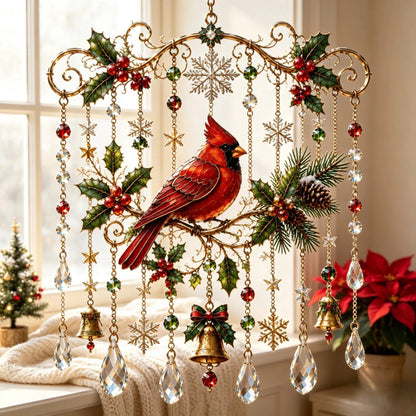 Christmas-Themed Crystal Wind Chimes