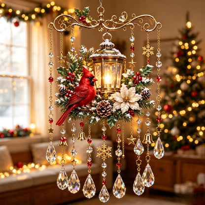 Christmas-Themed Crystal Wind Chimes