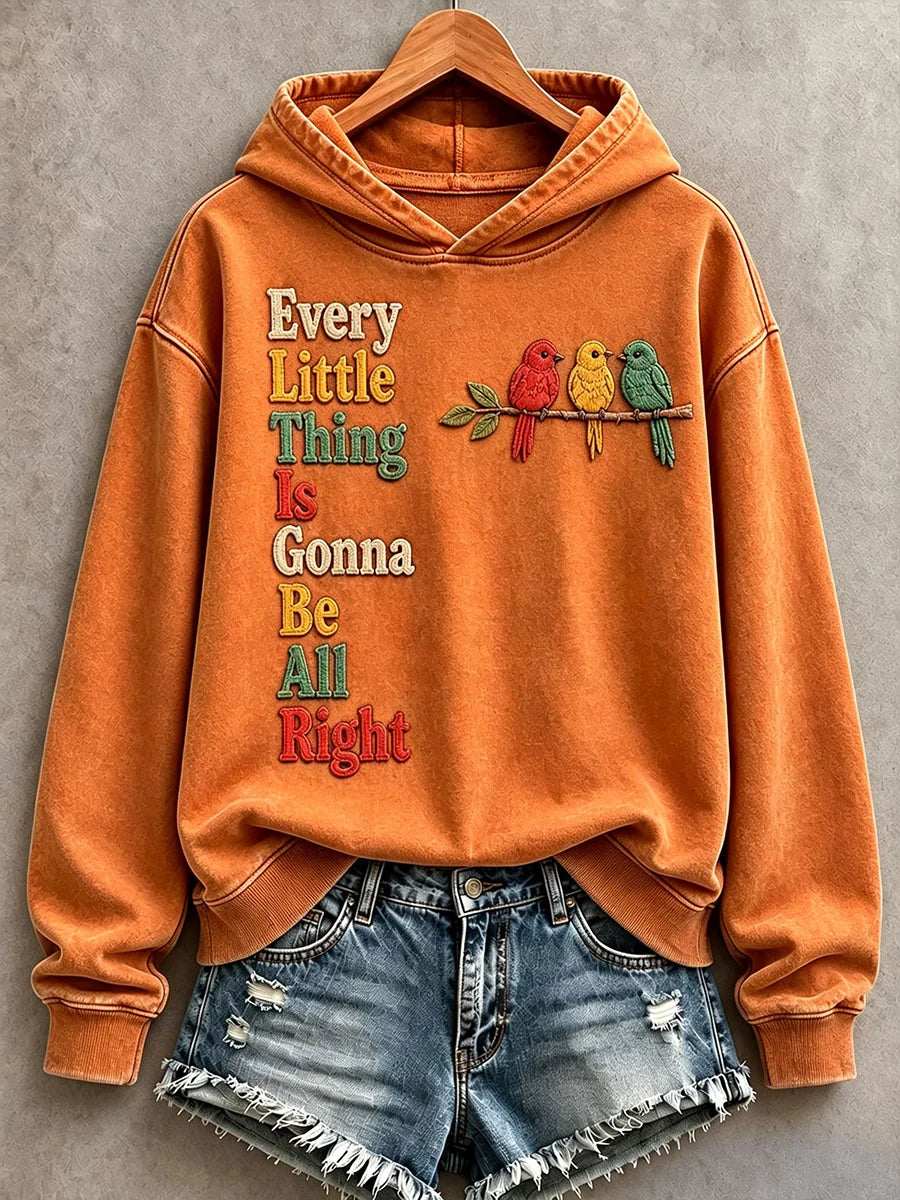 Women's Every Little Thing Is Gonna Be All Right Hoodie-01
