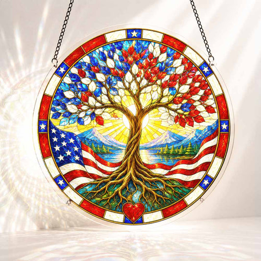 🔥Limited Edition🔥 Acrylic Jigsaw Puzzle Suncatcher - American Roots