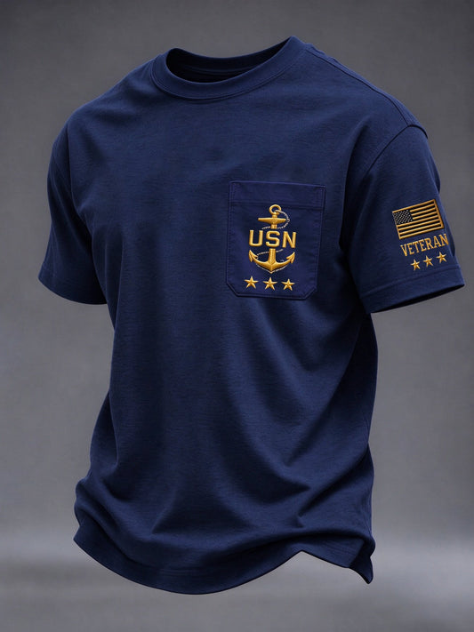 Men's U.S. Veterans Printed T-Shirt