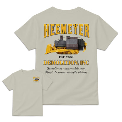 Heemeyer Demolition Inc Shirt - Seagull Gray color display