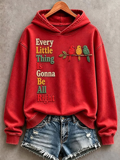 Women's Every Little Thing Is Gonna Be All Right Hoodie-01