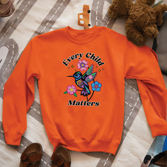 Every Child Matters Hummingbird Orange Native American Unisex T-shirt/Hoodie/Sweatshirt - product image
