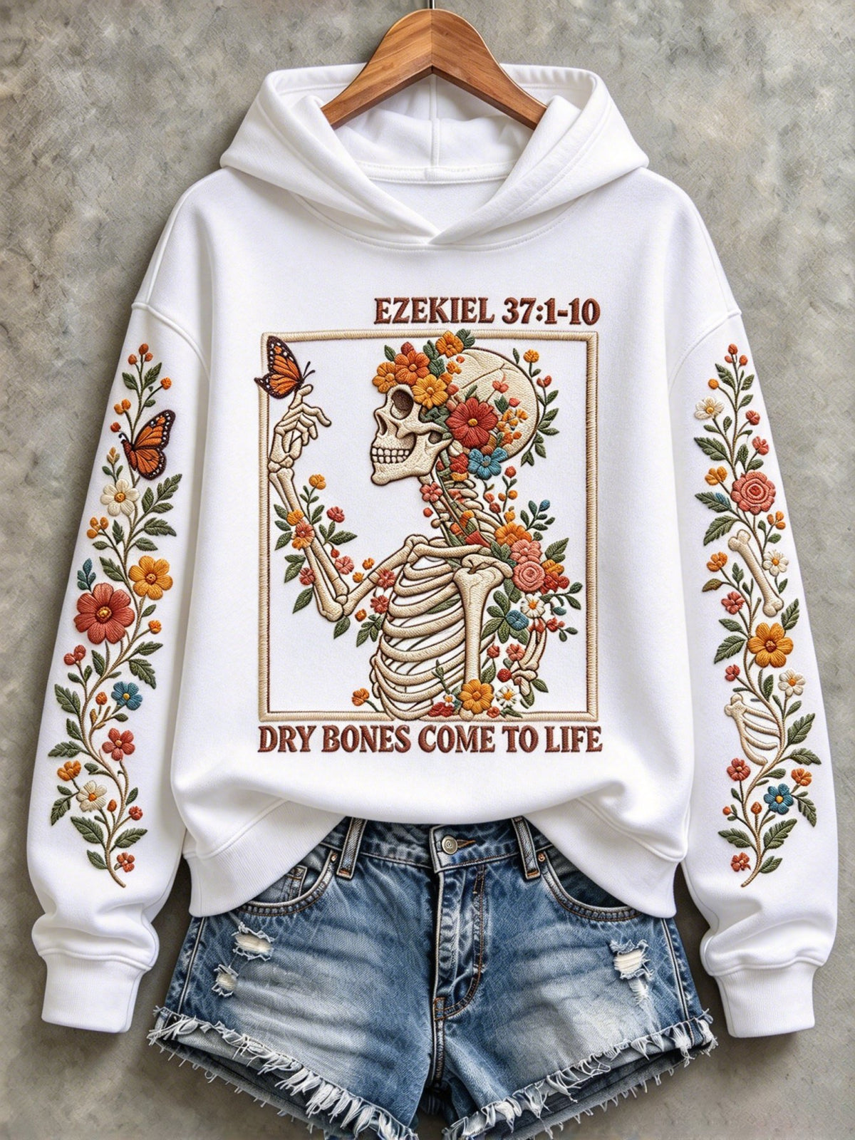 Women's Halloween Creepy Dolls Printed Sweatshirt