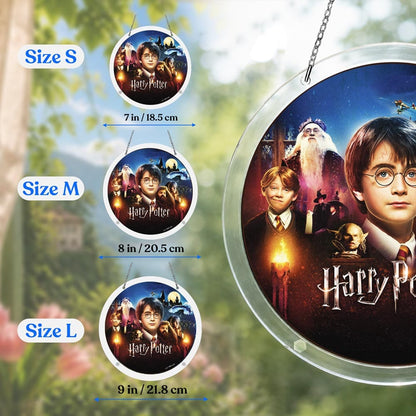 Acrylic Jigsaw Puzzle Suncatcher - Wizarding Heroes