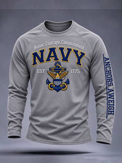 Men's U.S. Veterans Day Print Raglan T-Shirt