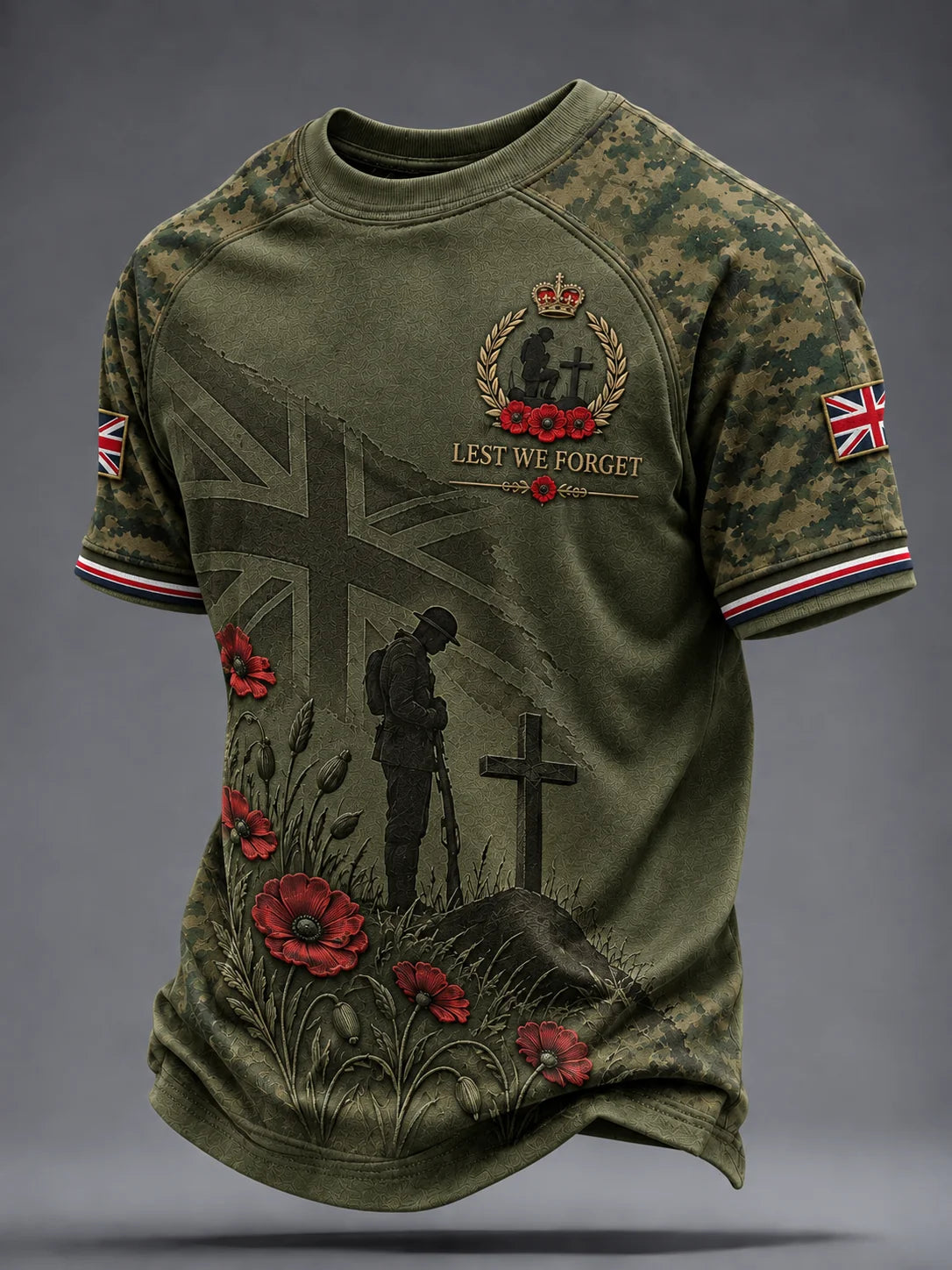 Men's Remembrance Day Short Sleeve T-shirt