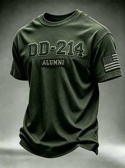 Men's Veteran Pride DD-214 Printed T-shirt
