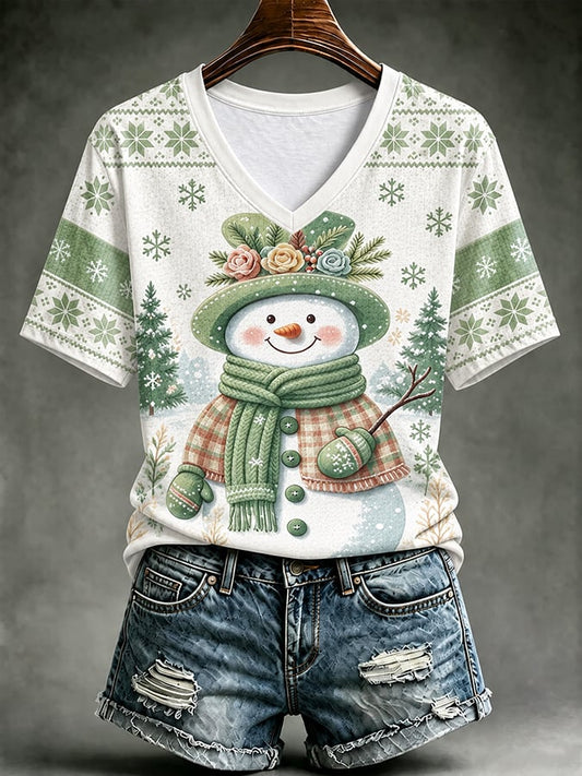 Women's Casual Print Short-Sleeve T-Shirt