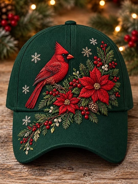 Christmas Print Hat