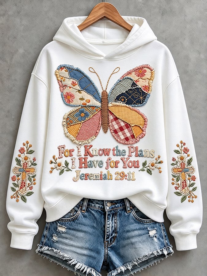 Women's Casual Printed Long-Sleeve Sweatshirt