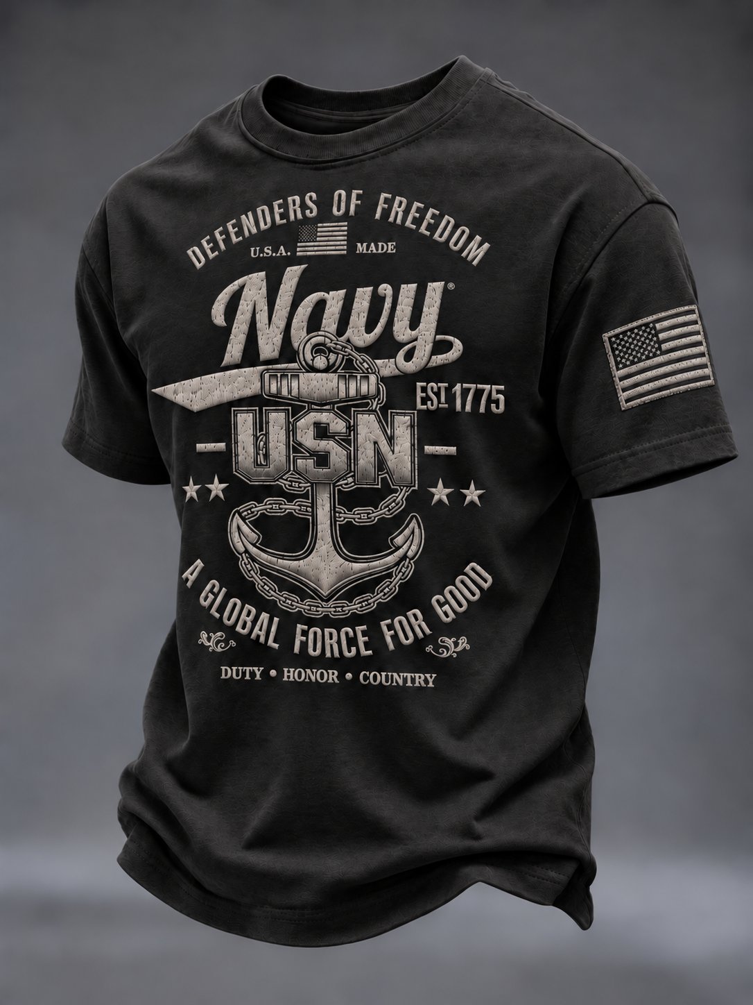 Men's Veterans Day Print Short-Sleeve T-Shirt