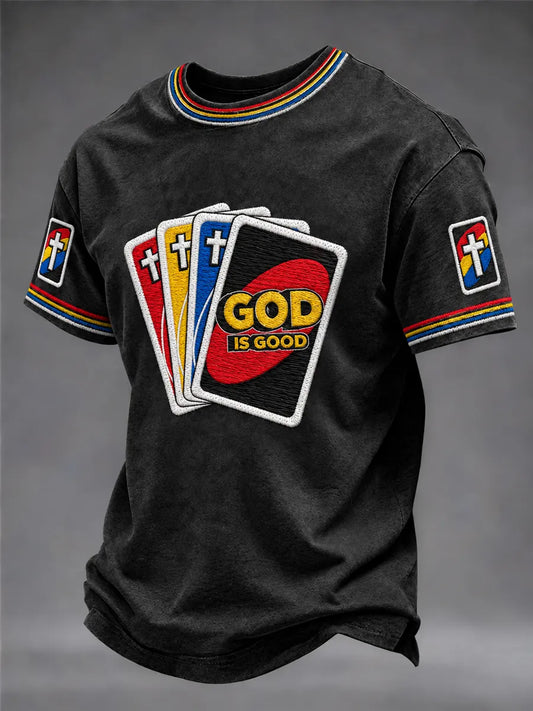 Men's Christian God Is Good All The Time Short Sleeve T-shirt