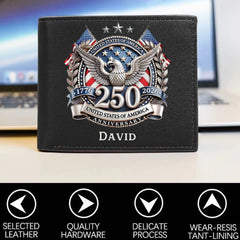 Personalized Veteran World Tour Wallet Perfect Gift_yythkg