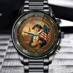 Personalized Watch Commemorating The 250th Anniversary Of The Founding Of The United States - A Tribute To 250 Years Of Freedom