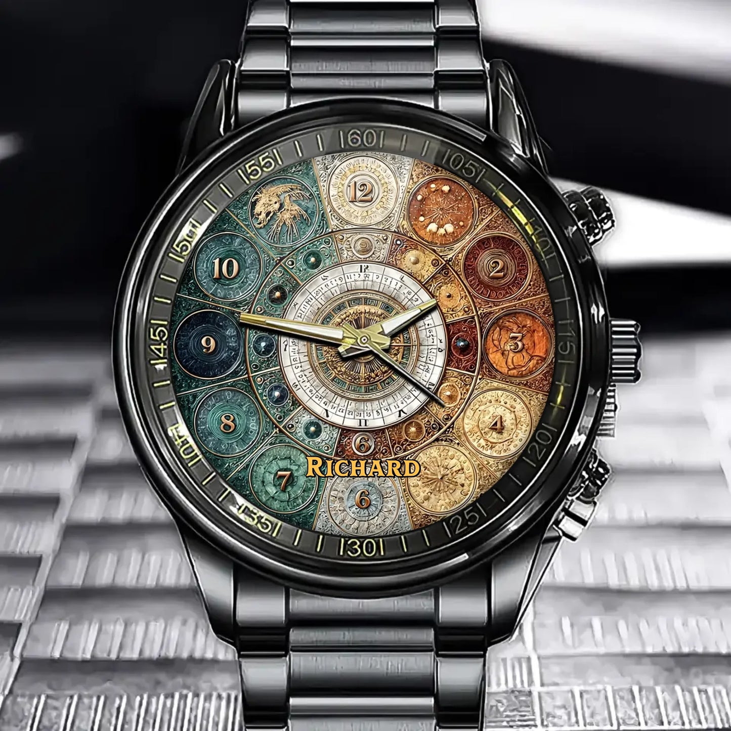 Personalized Zodiac Wheel Watch—A Unique Guardian Of Time
