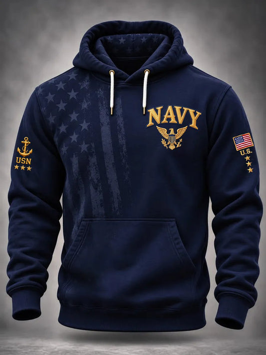 Men's U.S. Veterans Printed Hoodie