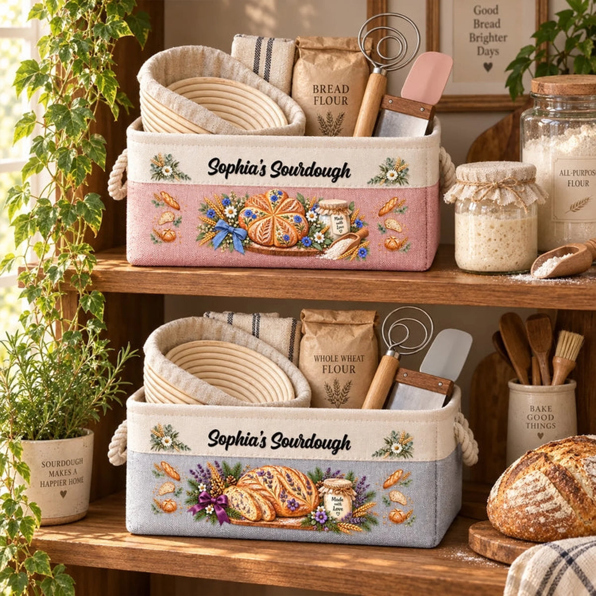 Custom Sourdough Baking Basket Gift For Sourdough L (4)