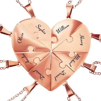 Pieces of Us™ – Personalized Family Puzzle Necklace (3)